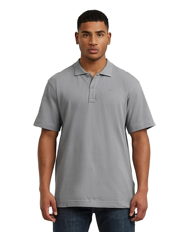 G-STAR Men's Core Regular Polo, Size: XXL, Color Gray