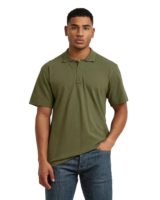 G-STAR Men's Core Regular Polo, Size: XL, Color Green