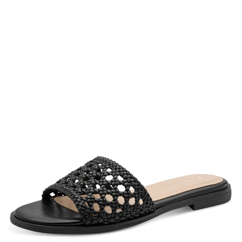 MARCO TOZZI Women's Sandal soft Feel Me Footbed Vegan soft Lining Vegan, black (BLACK), 5.5 UK