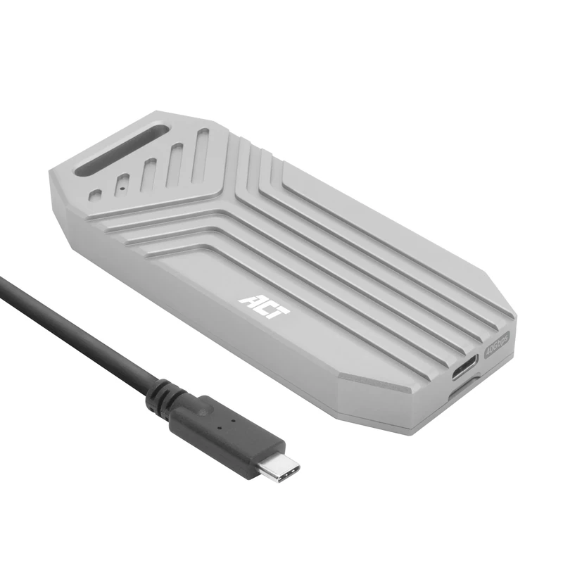 ACT USB4 M.2 NVMe SSD Enclosure, M.2 2280 NVMe/PCIe with M-Key or B+M Key, 40Gbps, Tool-free, Aluminium Heatsink, Type-C - AC1625