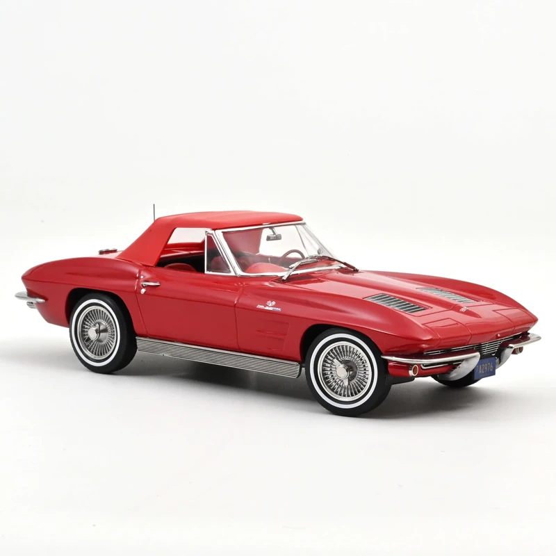 Chevrolet Corvette Sting Ray Cabriolet 1963 Red 1:18