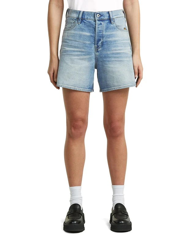 G-Star Women's Jett High Short Clean Edge Wmn, Size: 26, Color Blue - Image 1