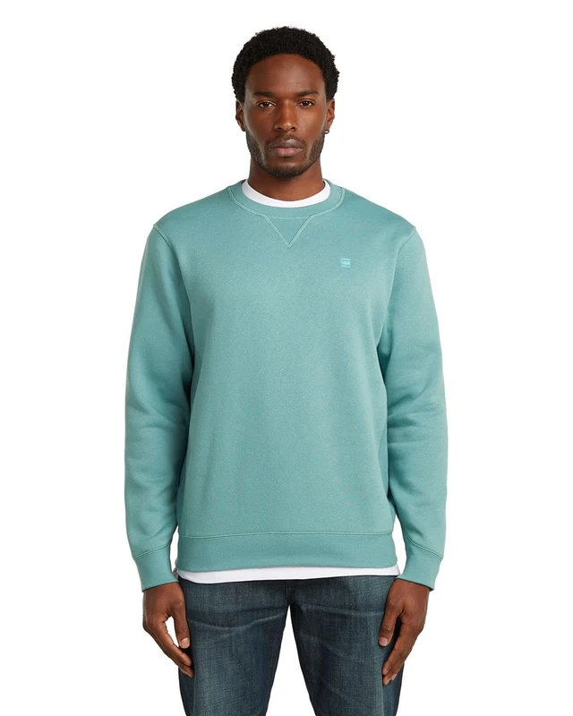 G-STAR Men's Premium Core Sweater, Size: XL, Color Blue