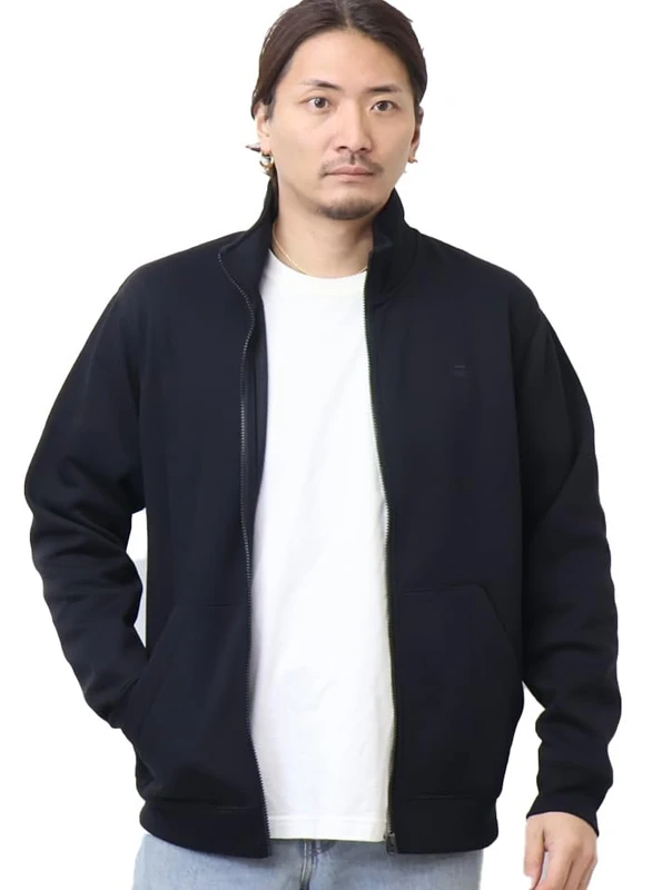 G-STAR Men's Premium core track jkt sw, Size: XS, Color Black