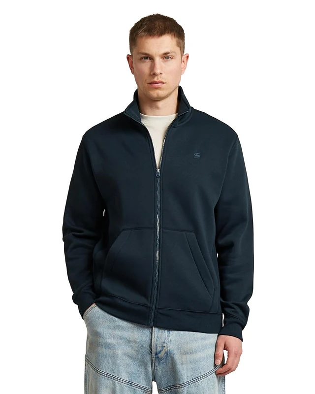 G-Star Men's Premium core track jkt sw, Size: L, Color Blue