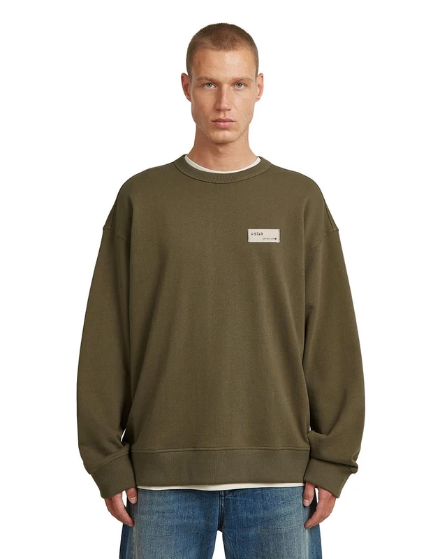 G-STAR Men's HB badge r sw, Size: L, Color Brown
