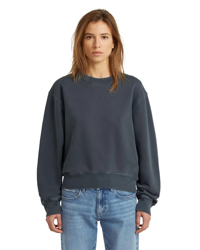 G-STAR Women's Washed relaxed r sw wmn, Size: XS, Color Blue