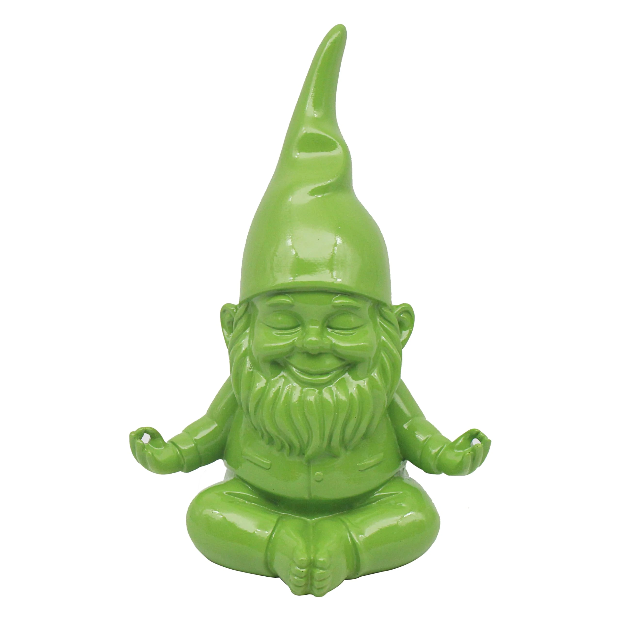 Lesser & Pavey Gnomes Home Decor Figurines & Ornaments For Home & Office | Decorative Home Accessories Statues For Indoor & Outdoor | Lovely Gifts for Women & Men Yoga Pose Green
