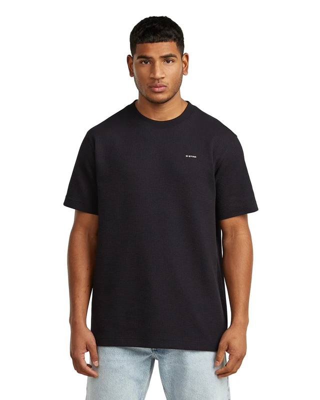 G-STAR Men's True Regular Structured r t, Size: M, Color Black - Image 1