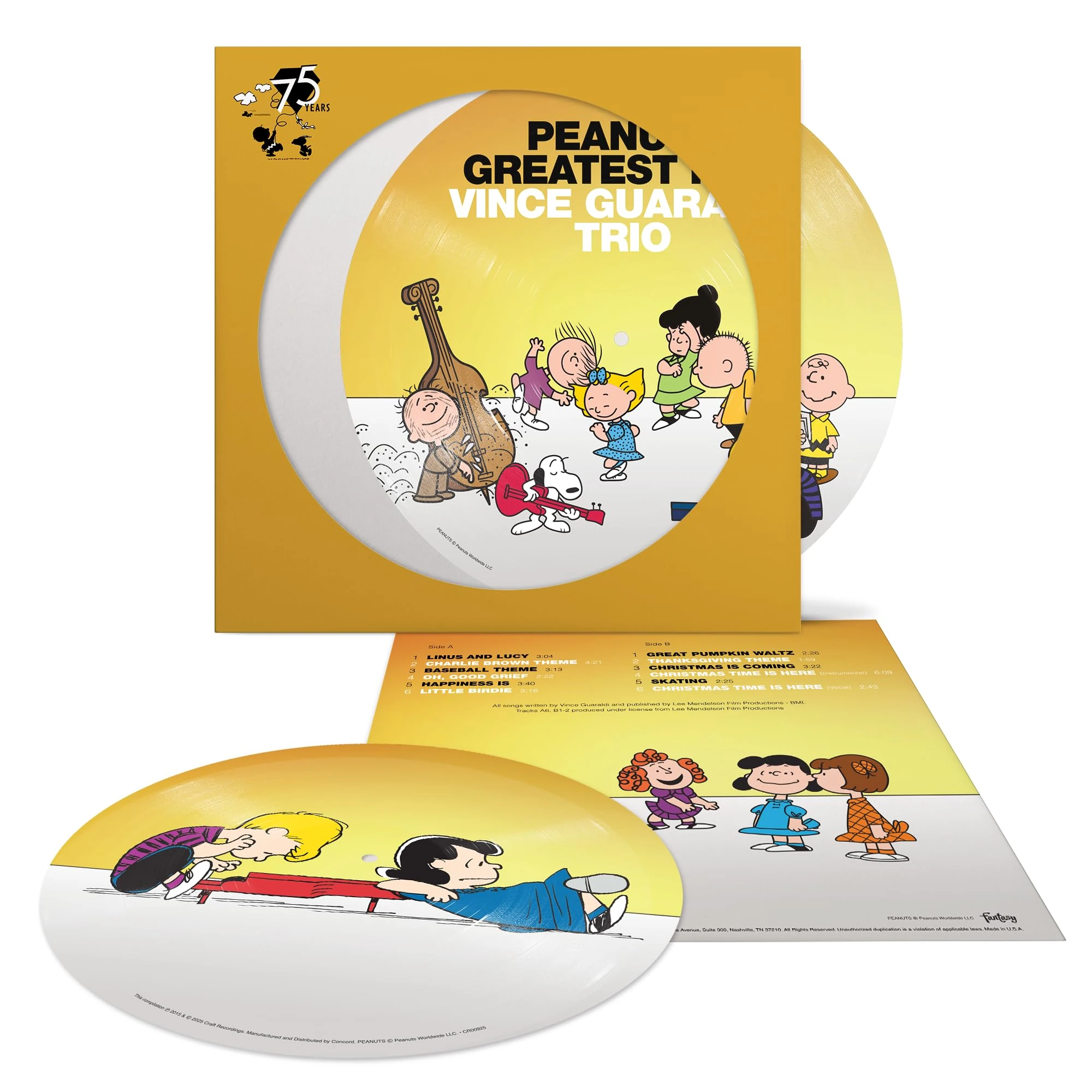 Peanuts Greatest Hits (75th Anniversary Edition Picture Disc)