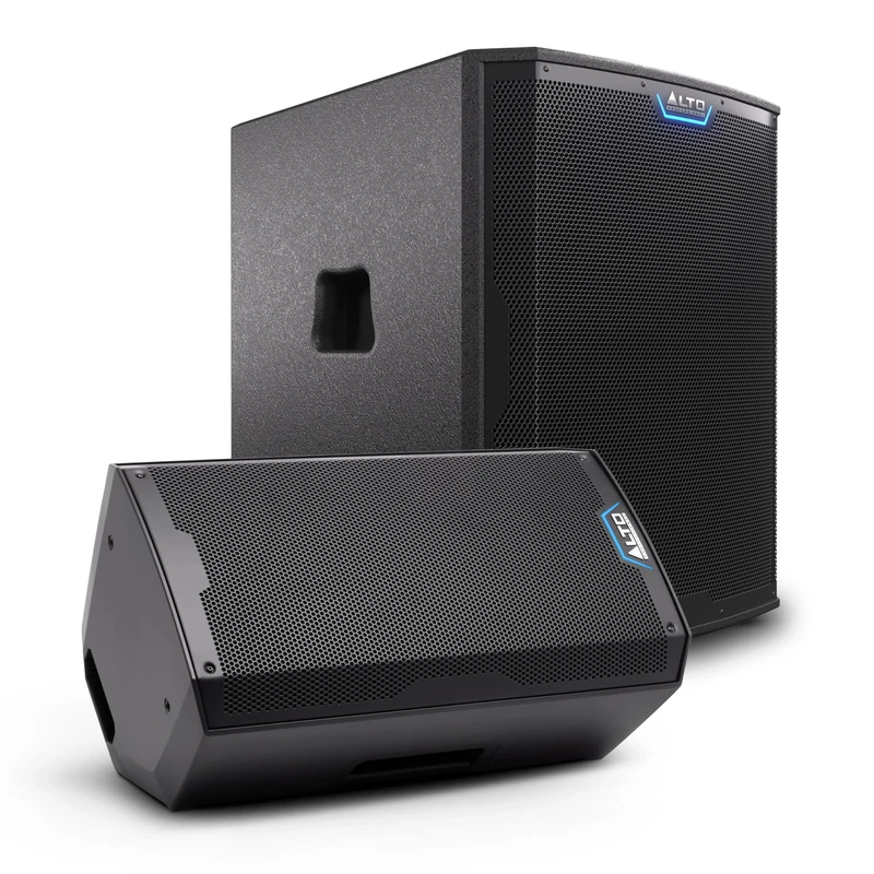 ALTO TS415 and TS18S Powered PA Speaker and Subwoofer Bundle for Live Performances, Events, Karaoke, Public Address, Presentations