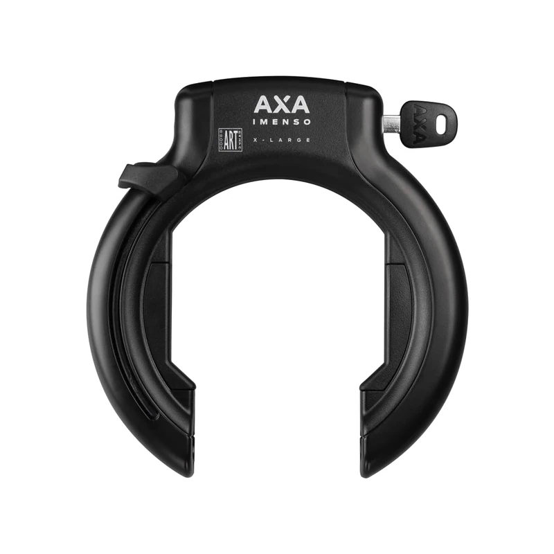 AXA Imenso X Large Frame Lock - Key is Non-Removable - Wide Opening 70mm - Security Level 12 - Can be Combined with Chain