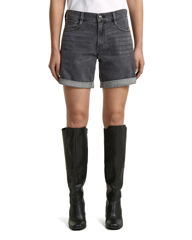 G-Star Women's Judee Denim Shorts, Size: 24, Color Gray