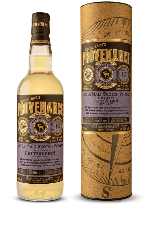 PROVENANCE, FETTERCAIRN, 2012, 10 YEARS OLD, 70CL, 46.0% ALC./VOL.