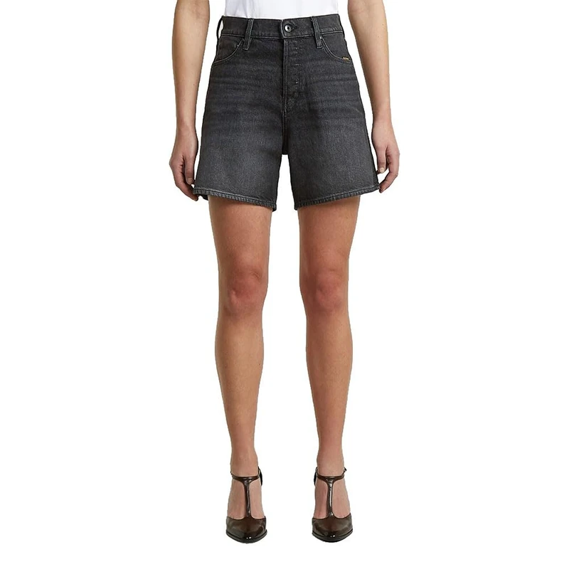G-Star Women's Jett High Short Clean Edge Wmn, Size: 26, Color Gray - Image 1