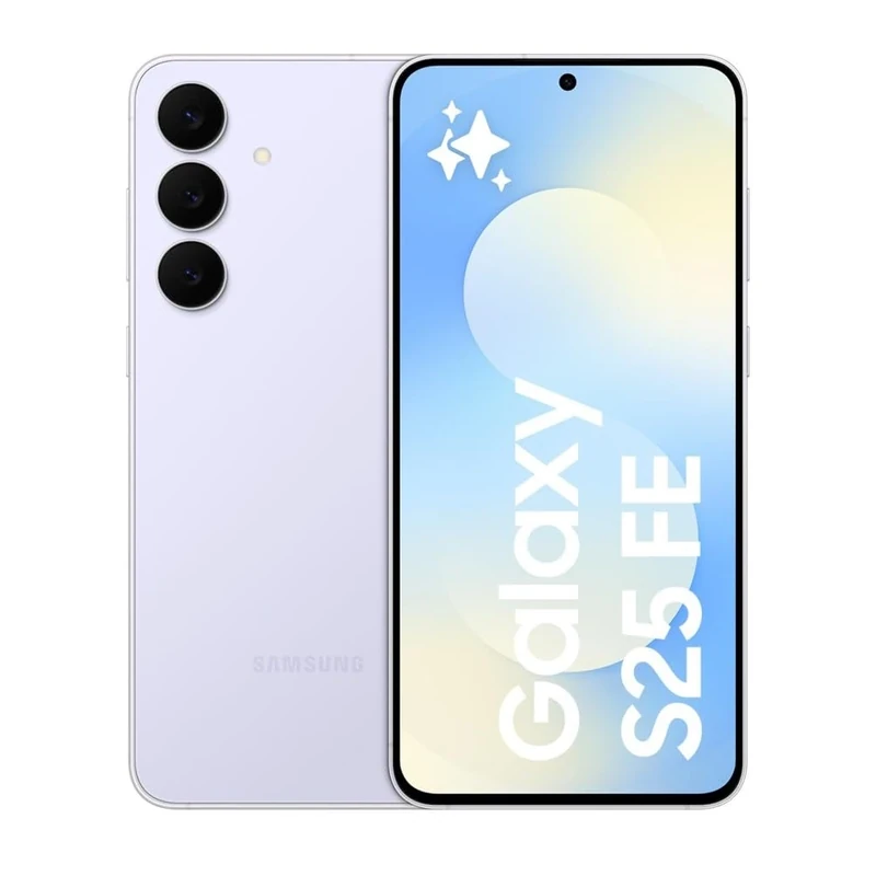 Samsung Galaxy S25 FE, AI Smartphone, Slim 7.4mm Frame, 6.7" FHD Display, 50MP Camera, Exynos 2400, 512GB Storage, 8GB Memory, 4900 mAh Battery, Icy Blue, 3 Year Samsung Extended Warranty (UK Version)
