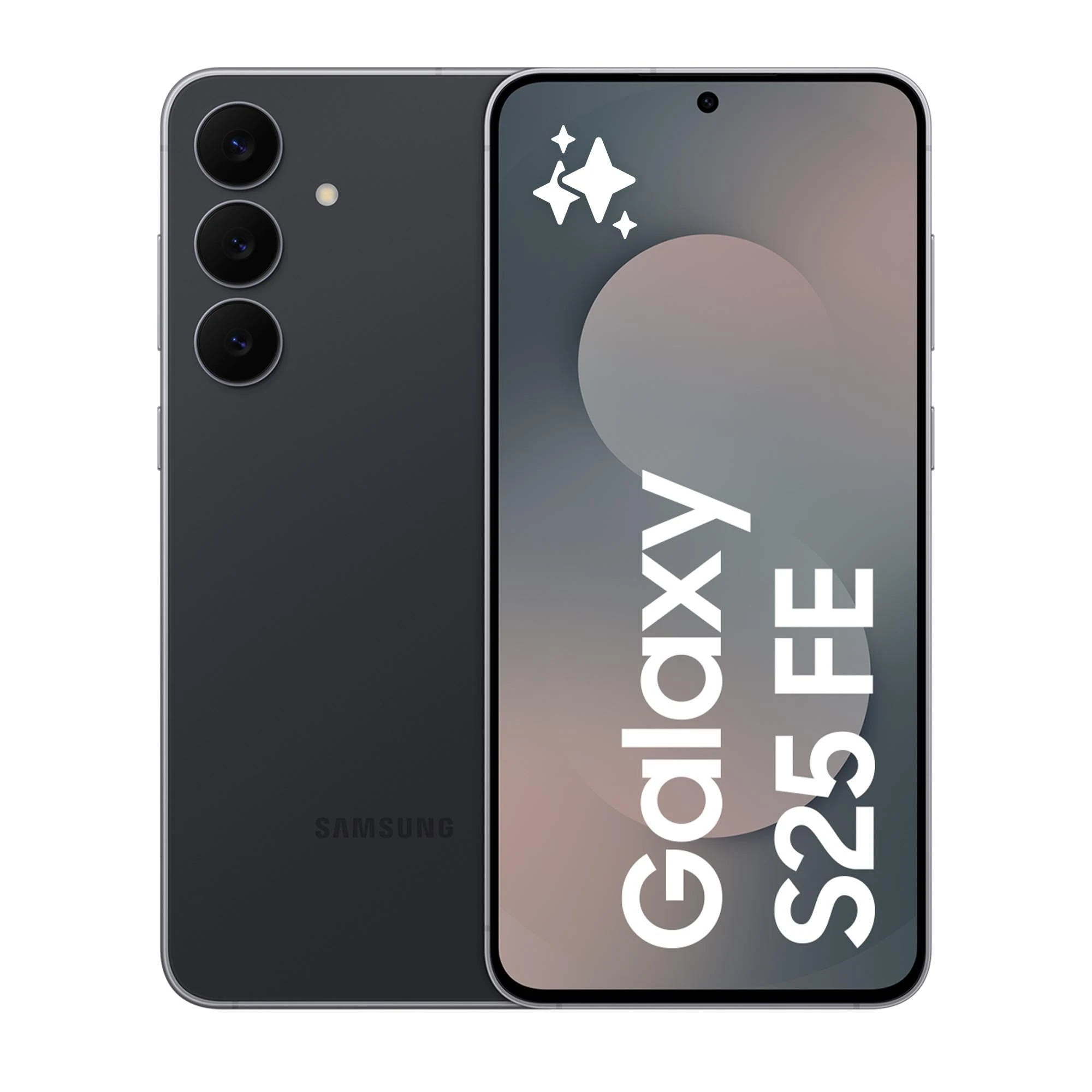 Samsung Galaxy S25 FE, AI Smartphone, Slim 7.4mm Frame, 6.7" FHD Display, 50MP Camera, Exynos 2400, 256GB Storage, 8GB Memory, 4900 mAh Battery, JetBlack, 3 Year Samsung Extended Warranty (UK Version)