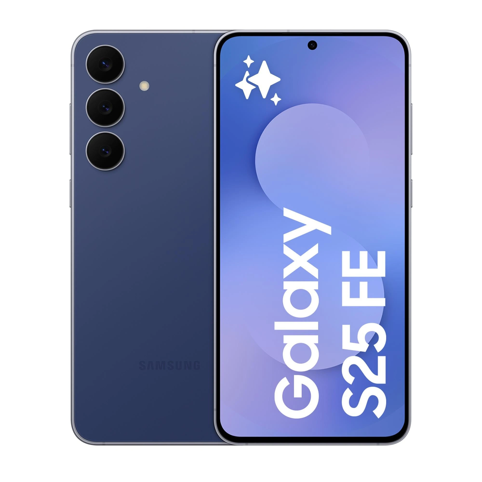 Samsung Galaxy S25 FE, AI Smartphone, Slim 7.4mm Frame, 6.7" FHD Display, 50MP Camera, Exynos 2400, 256GB Storage, 8GB Memory, 4900 mAh Battery, Navy, 3 Year Samsung Extended Warranty (UK Version)