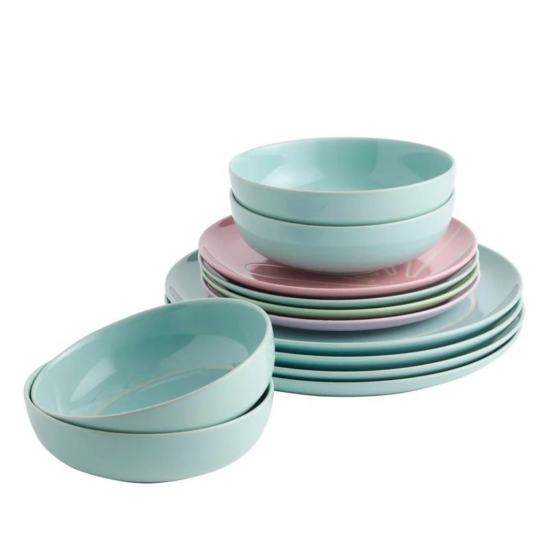 Tilly Ramsay Dinnerware Set Mixed 12 Pieces