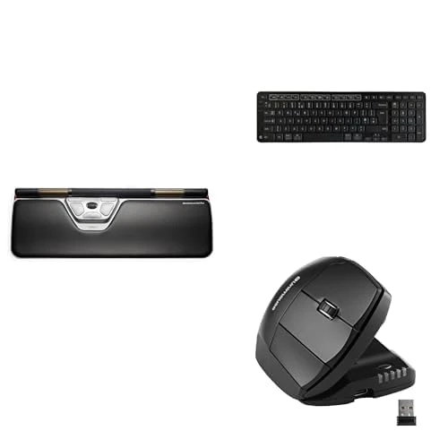 Contour Design RollerMouse Red Plus, Balance Keyboard (Black), & Unimouse Right Hand