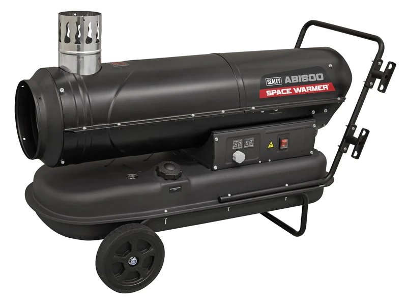 Sealey 68,000Btu/hr Indirect Space Warmer Kerosene/Diesel Heater with Wheels – ABI600