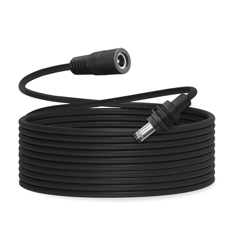 16AWG DC Power Extension Cable for Starlink Mini,3 Options Length 10FT 25FT 50FT, Waterproof DC 5.5mm*2.1mm Cord, Female to Male Extension Cable for Starklink Mini (50 FT Female to Male)