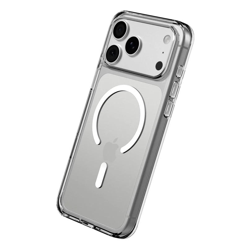 RHINOSHIELD Phone Case Compatible with MagSafe for iPhone 17 Pro Max | Clear - Anti-yellowing, High Transparency, Superior Magnetic, Shockproof with Military Grade Drop Protection - Transparent