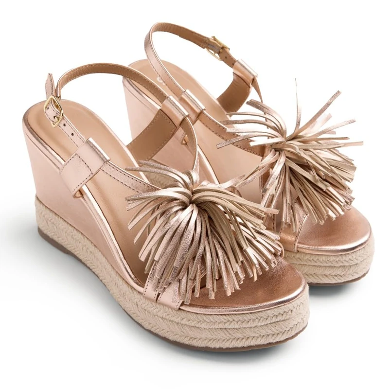 GIOSEPPO KILOSA, Women's T-Strap, Rose Gold, 40 EU