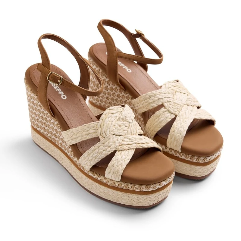 GIOSEPPO KARATINA, Women's T-Strap, Brown, 39 EU