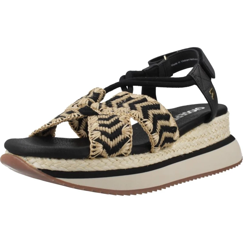 GIOSEPPO Women's Ugunja Adjustable Strap, Black, 6 UK