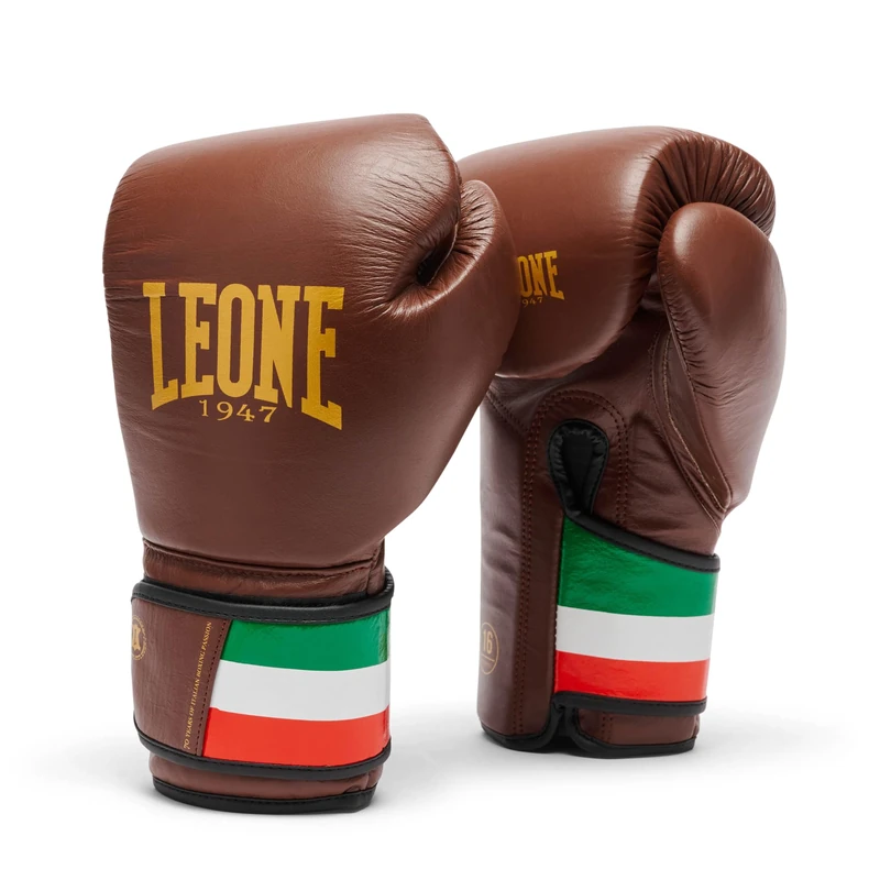 LEONE 1947 ITALY'47 BOXING GLOVES brown 14 - GN039