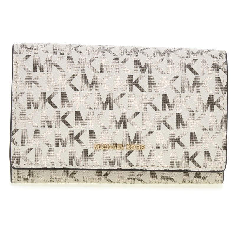 Michael Kors LG Coin Wallet Vanilla/ACRN One Size