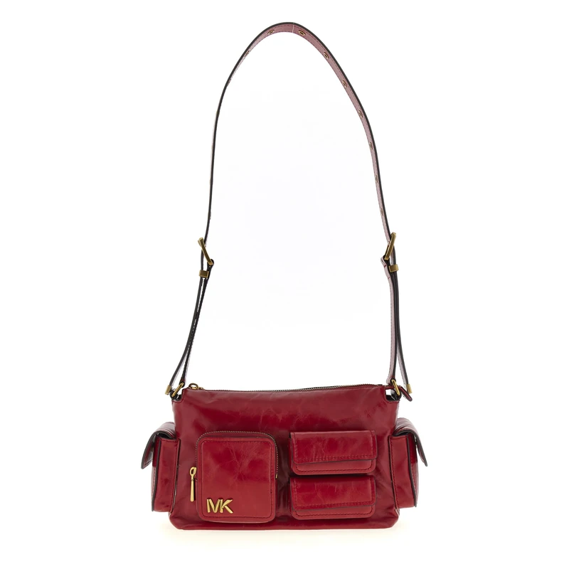 Michael Kors MD PCKT SHLDR CRIMSON One Size - Image 1