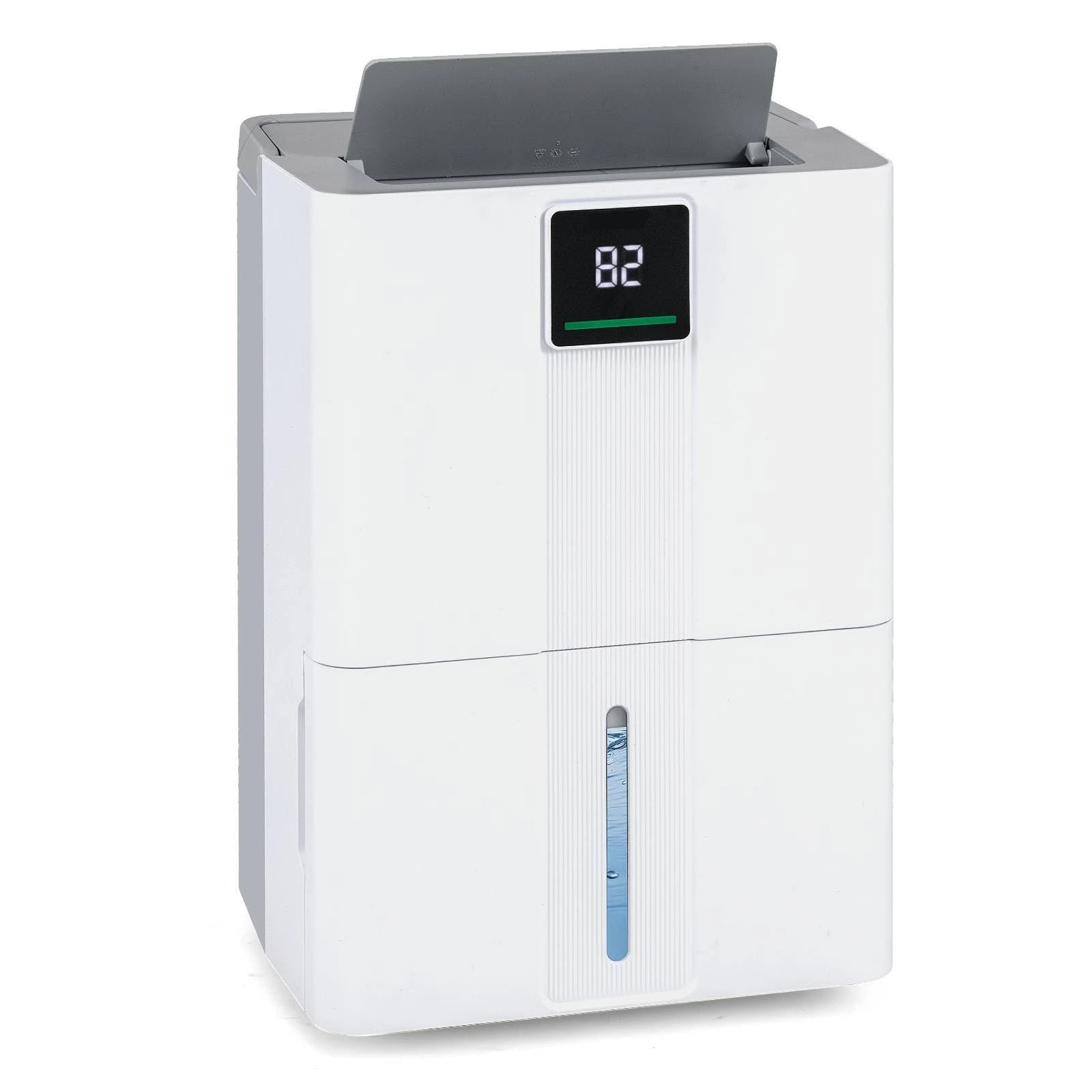 TANGZON 30L/Day Dehumidifier, Home Dehumidifiers with 3 Modes, 2 Speeds, Continuous Drainage, Laundry Drying, 24H Timer, 5.5L Water Tank, Auto Off & Child Lock for Damp (40L/Day, Dual LED Display)