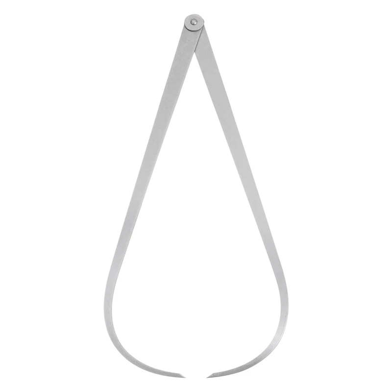 sourcing map Firm Joint Outside Caliper 800mm 31 Inch Tool Steel Firm Friction Joint Internal Measurement Tool for Carving Shaping Modeling, Silver