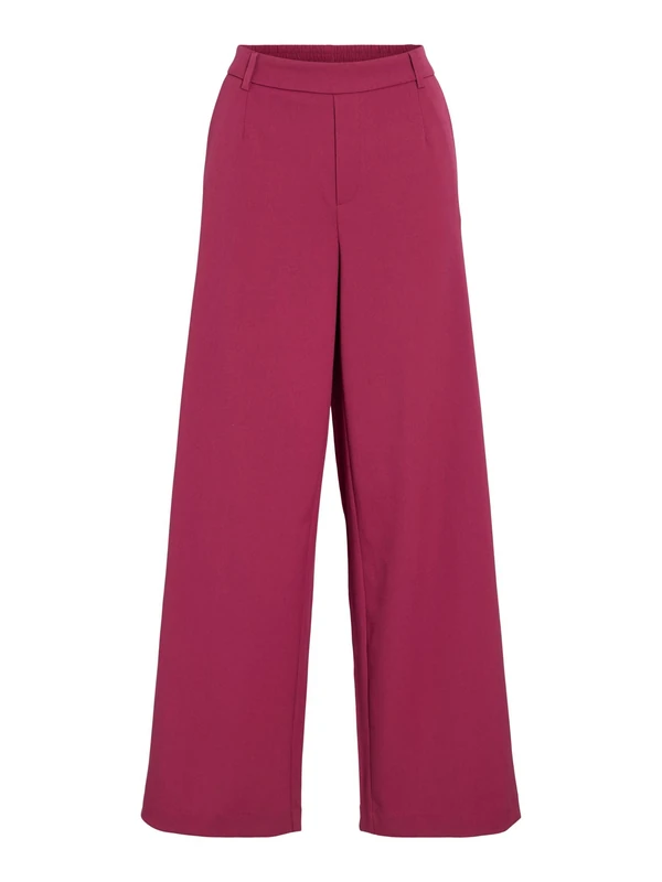 Vila Women's Vivarone Hw Wide Pant-Noos, Anemone, 18