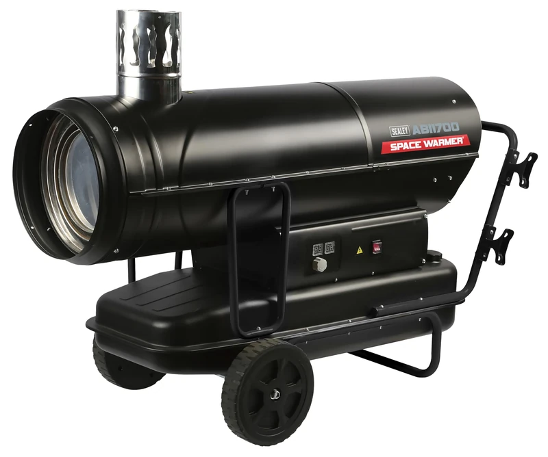 Sealey 170,000Btu/hr Indirect Space Warmer Kerosene/Diesel Heater with Wheels – ABI1700