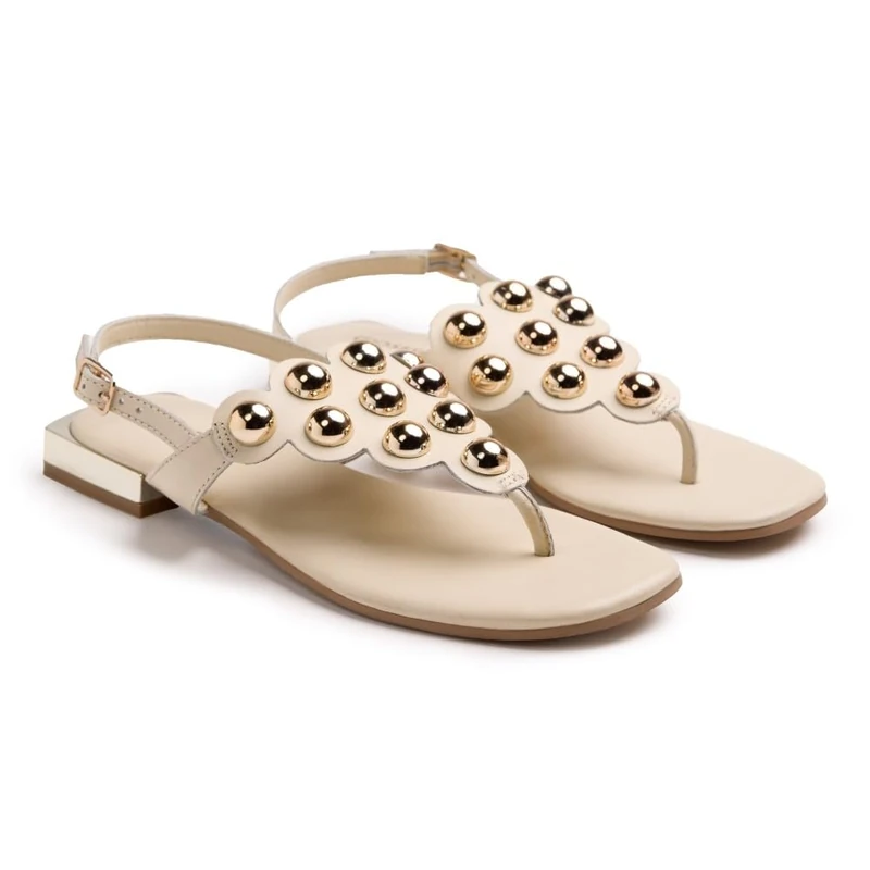 GIOSEPPO Women's Kaduna T-Strap, Snow White, 7.5 UK