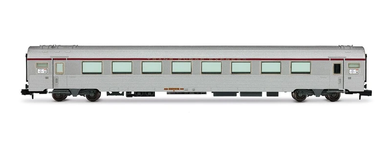Arnold HN4503 SNCF, TEE "Mistral" (Nice-Paris), A8tu coach, silver, ep. IV for adults and collectors