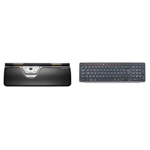 Contour Design RollerMouse Red Plus & Balance Keyboard (Silver), Mouse & Keyboard Bundle
