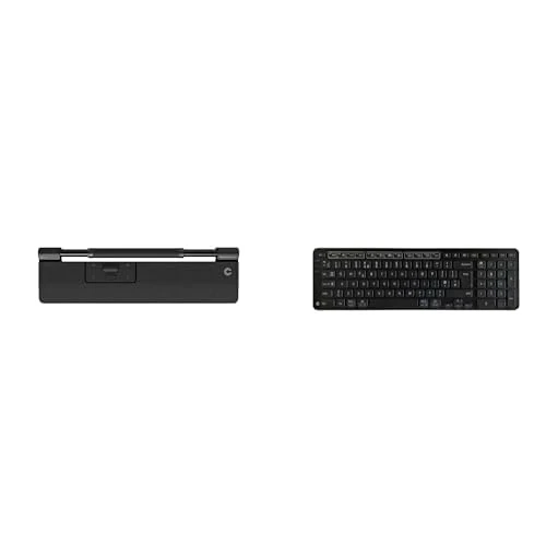 Contour Design RollerMouse Pro Slim & Balance Keyboard (Black), Mouse & Keyboard Bundle