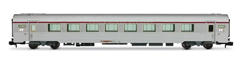 Arnold HN4502 SNCF, TEE "Mistral" (Nice-Paris), A8u coach, silver, ep. IV for adults and collectors