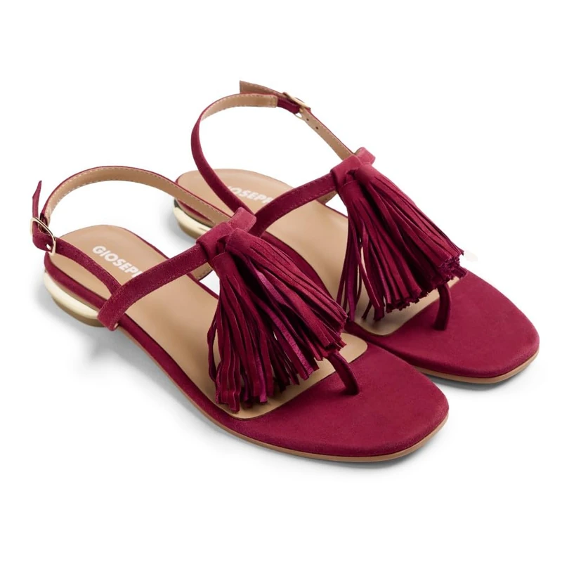 GIOSEPPO Escanaba, Women's T-Strap, Bordeaux, 38 EU - Image 1