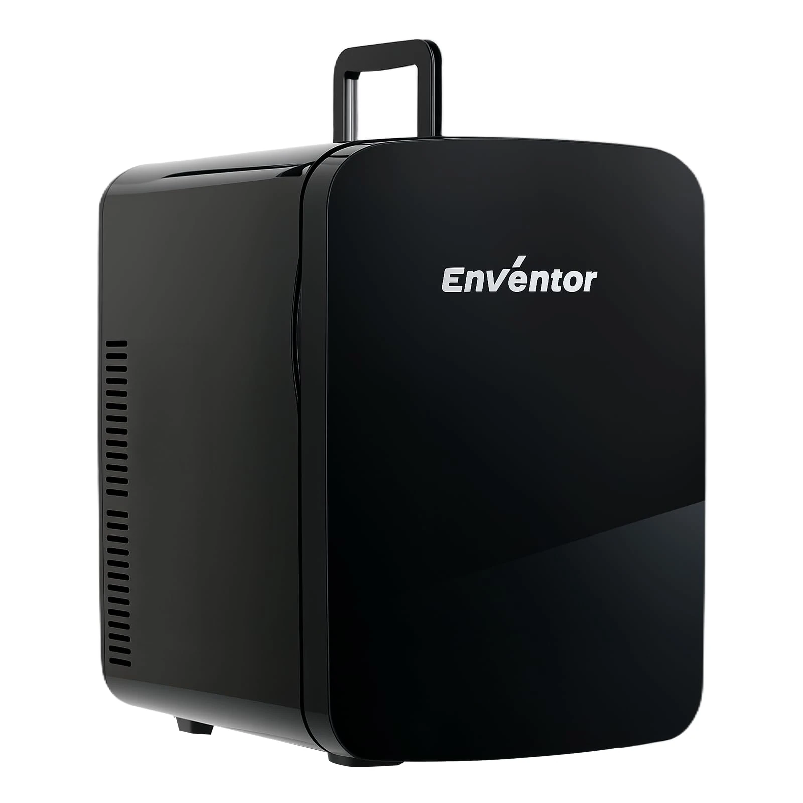 Enventor Mini Fridge 15 Litre/ 20 Can, AC+12V DC Power, Portable Cooler & Warmer, Small Fridge for Bedrooms, Car, Skincare, Fruit and Drinks, Black