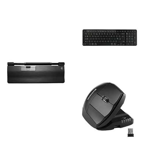 Contour Design RollerMouse Pro Regular, Balance Keyboard (Black), & Unimouse Right Hand