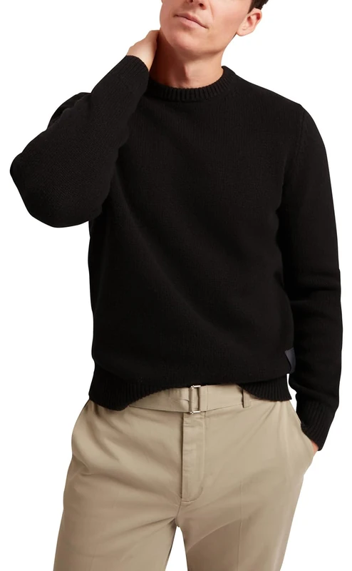 Ted Baker Men's 2794344 Shrug Sweater, Black, 4