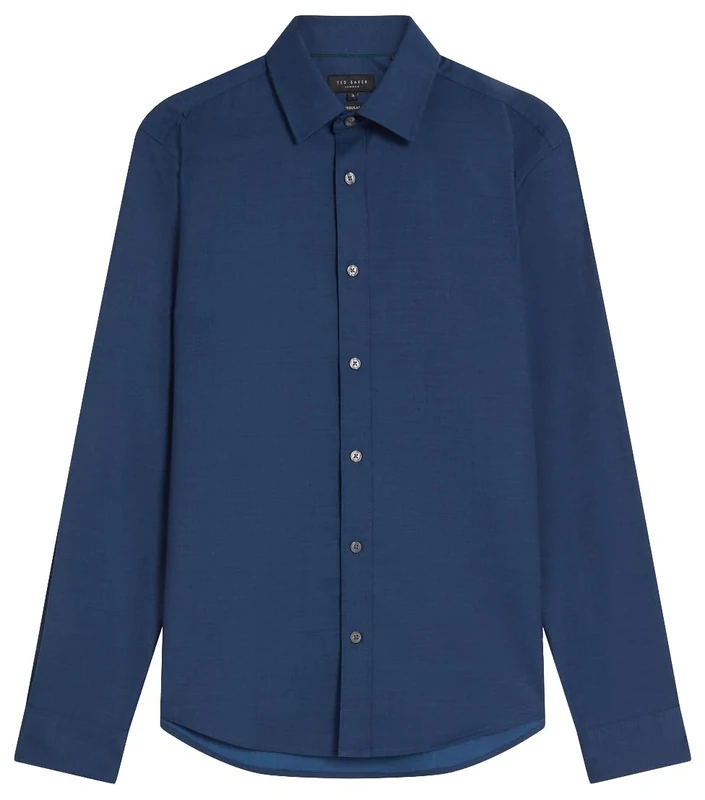 Ted Baker Men's 2818674 Dress Shirt, Blue, 4