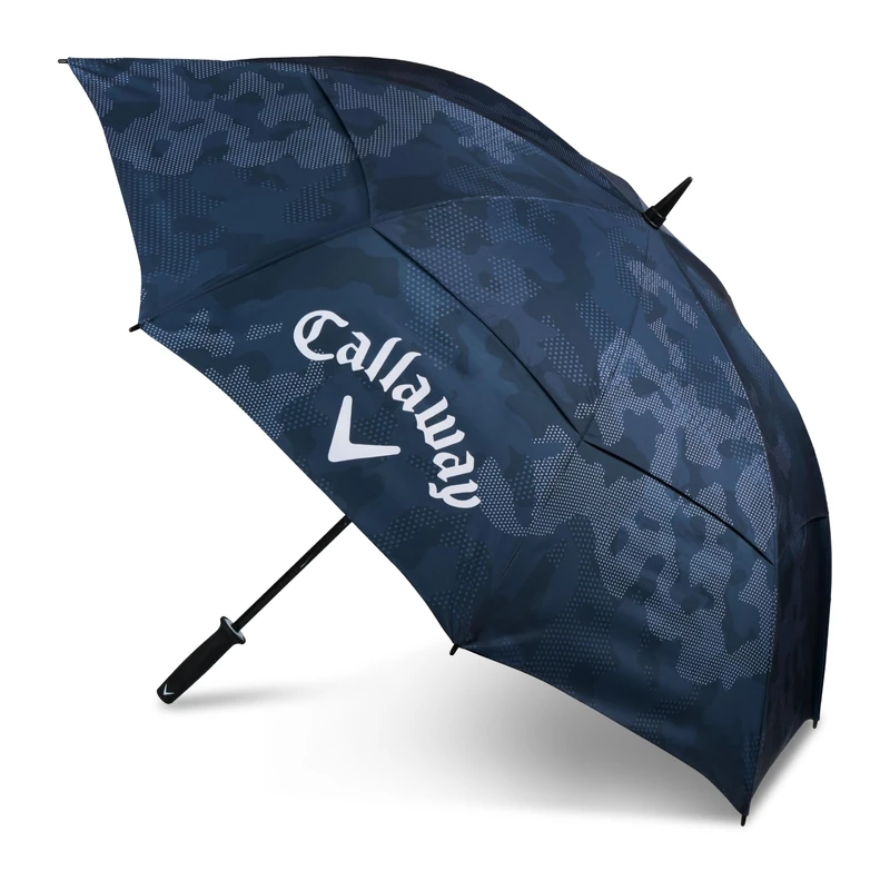 Callaway Golf Shield 64" Double Canopy Golf Umbrella, 2026, Black Camo