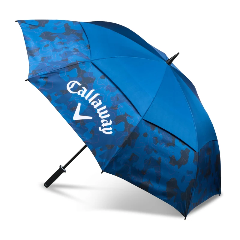 Callaway Golf Shield 64" Double Canopy Golf Umbrella, 2026, Navy/Red