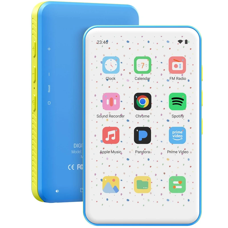 132GB MP3 Player with Bluetooth and WiFi, 4.0 Inch Touchscreen MP4 Players, Android MP3 Player with Spotify, Pandora, Deezer, Audible, App Store, HiFi Music Player with Speaker, expand up to 1TB - Image 1